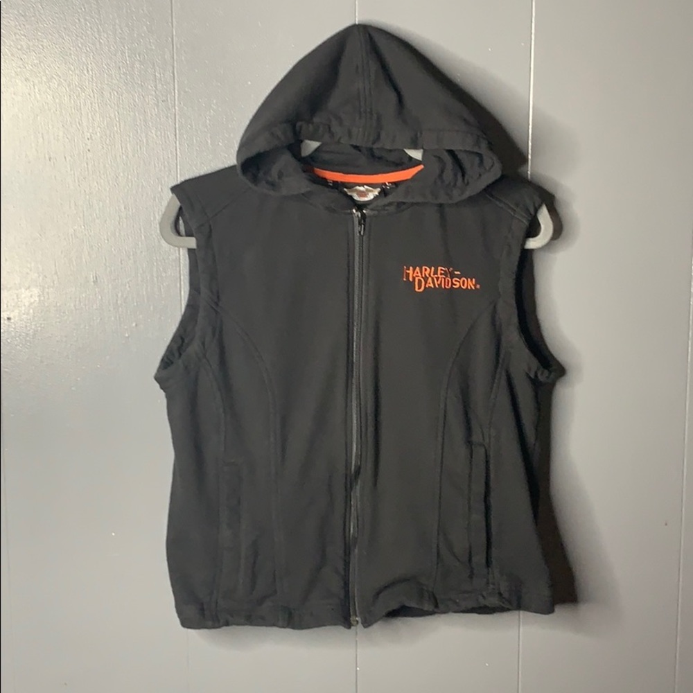 Harley Davidson‎ cotton black vest size L - Picture 12 of 12